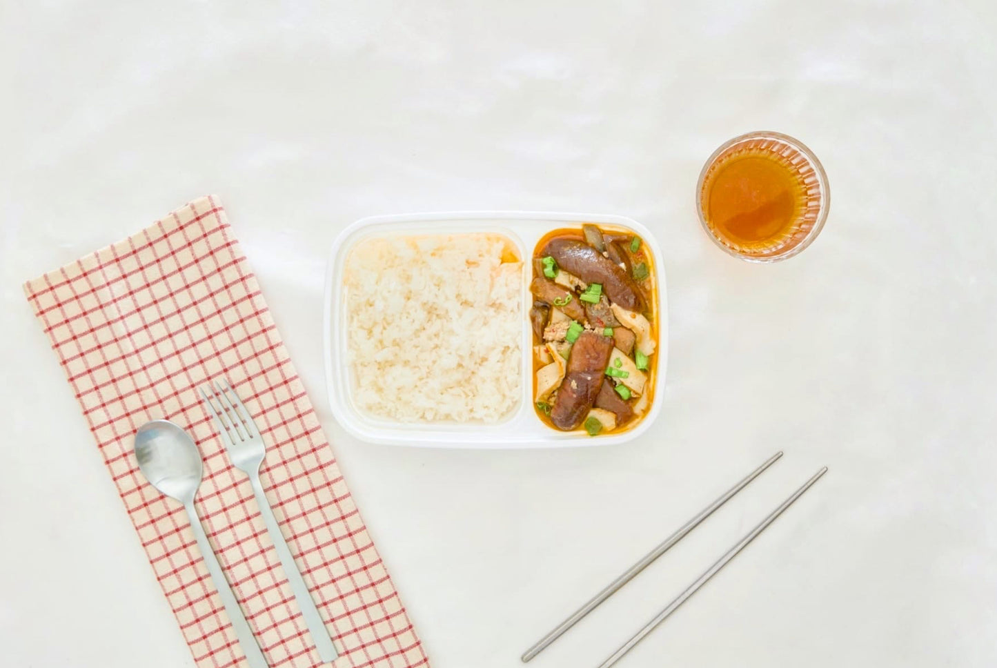 魚香茄子配飯 Yu xiang Eggplant with Rice