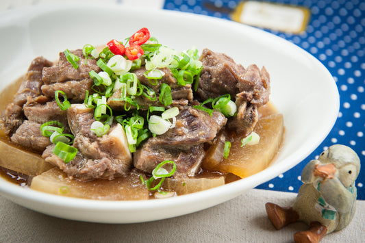 節瓜蝦米蒸排骨 Steamed Pork Ribs with Dried Shrimp & Zucchini